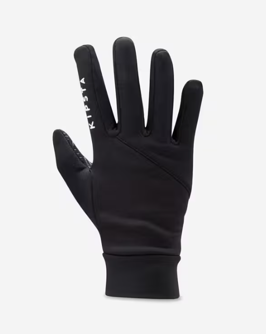 Kids' Thermal Gloves Keepdry 500 - Black